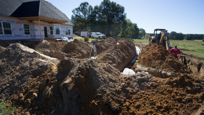 New Construction Septic Tank Installation New Construction Septic Tank Installation